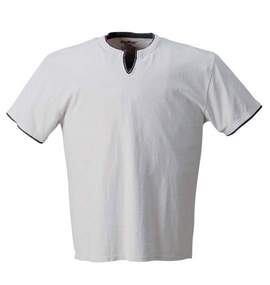大きいサイズ メンズ OSHKOSH (オシュコシュ) キーネックTシャツ半袖