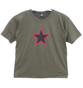 大きいサイズ メンズ ROTHCO (ロスコ) RED CHINA STAR Tシャツ