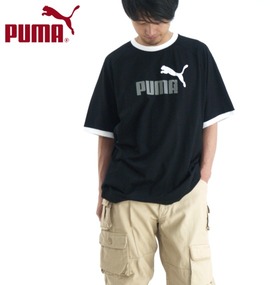 大きいサイズ メンズ PUMA (プーマ) 半袖ラグランTシャツ