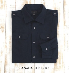 大きいサイズ メンズ BANANA　REPUBLIC (バナナリパブリック) ワークシャツ