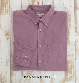 大きいサイズ メンズ BANANA　REPUBLIC (バナナリパブリック) ボタンダウンシャツ