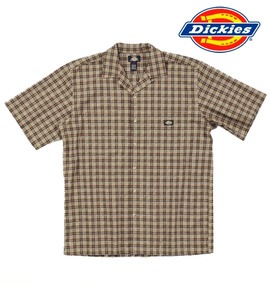 大きいサイズ メンズ DICKIES (ディッキーズ) オープンシャツ半袖