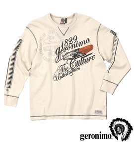 大きいサイズ メンズ geronimo (ジェロニモ) サーマルTシャツ
