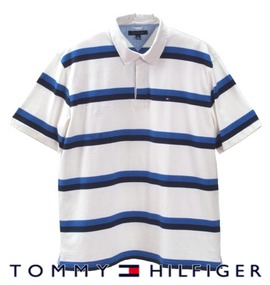 大きいサイズ メンズ TOMMY HILFIGER (トミーヒルフィガー) ボーダーラガーシャツ