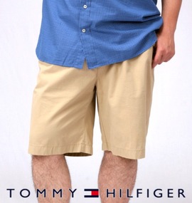 大きいサイズ メンズ TOMMY HILFIGER (トミーヒルフィガー) ノータックハーフパンツ