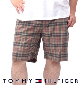大きいサイズ メンズ TOMMY HILFIGER (トミーヒルフィガー) チェックハーフパンツ