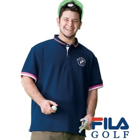 大きいサイズ メンズ FILA GOLF (フィラゴルフ) ポロシャツ半袖