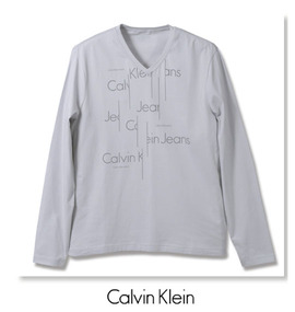 大きいサイズ メンズ CALVIN KLEIN JEANS (カルバンクラインジーンズ) VネックTシャツ