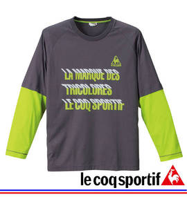 大きいサイズ メンズ LE COQ SPORTIF (ルコックスポルティフ) フェイクレイヤードTシャツ