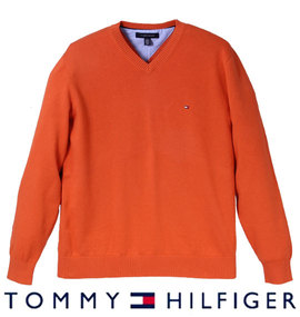大きいサイズ メンズ TOMMY HILFIGER (トミーヒルフィガー) Vネックセーター