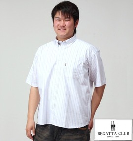 大きいサイズ メンズ REGATTA CLUB (レガッタクラブ) B.Dシャツ(半袖)