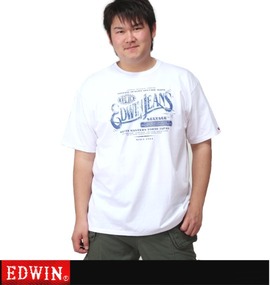 大きいサイズ メンズ EDWIN (エドウィン) Tシャツ(半袖)