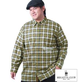 大きいサイズ メンズ REGATTA CLUB (レガッタクラブ) チェックシャツ