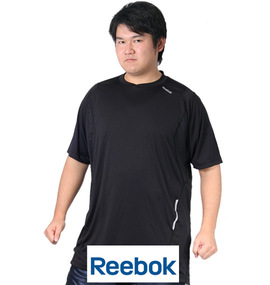 大きいサイズ メンズ REEBOK (リーボック) クロスネックTシャツ
