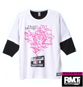RIMASTER フェイク七分袖Tシャツ