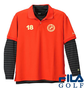 大きいサイズ メンズ FILA GOLF (フィラゴルフ) ポロシャツ(半袖)+ハイネックT