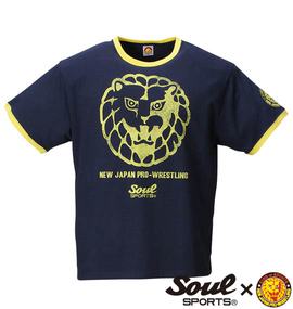 大きいサイズ メンズ SOUL SPORTS×新日本プロレス (ソウルスポーツ) Tシャツ(半袖)
