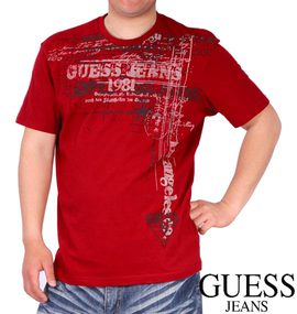 大きいサイズ メンズ GUESS (ゲスジーンズ) Tシャツ