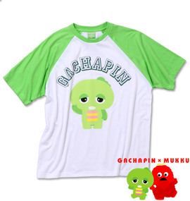 大きいサイズ メンズ GACHAPIN×MUKKU (ガチャピンムック) Tシャツ(半袖)