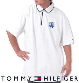大きいサイズ メンズ TOMMY HILFIGER (トミーヒルフィガー) ボタンダウンポロシャツ