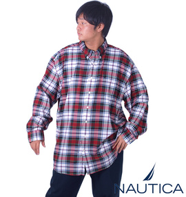 大きいサイズ メンズ NAUTICA (ノーティカ) ボタンダウンシャツ