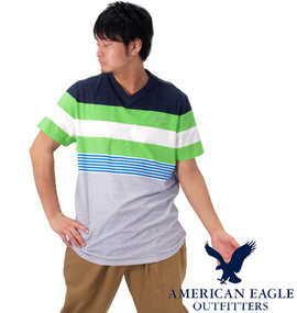 大きいサイズ メンズ AMERICAN EAGLE OUTFITTERS (アメリカンイーグルアウトフィッターズ) VネックTシャツ