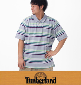 大きいサイズ メンズ TIMBERLAND (ティンバーランド) 鹿の子ポロシャツ