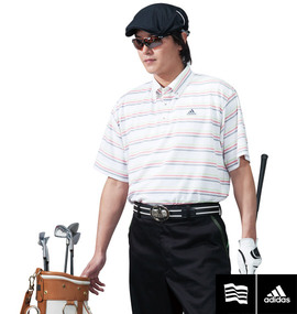 大きいサイズ メンズ adidas golf (アディダスゴルフ) B.Dポロシャツ(半袖)