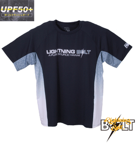 大きいサイズ メンズ LIGHTNING BOLT (ライトニングボルト) ラッシュガードTシャツ(半袖)