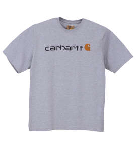 大きいサイズ メンズ CARHARTT (カーハート) ロゴプリントTシャツ