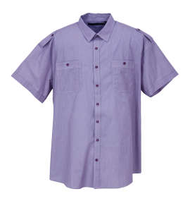 大きいサイズ メンズ SEANJOHN (ショーンジョン) ストライプ半袖シャツ