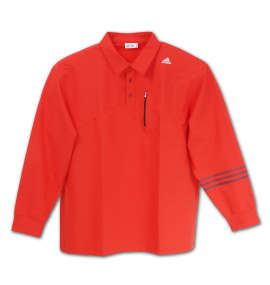 大きいサイズ メンズ adidas golf (アディダスゴルフ) ライトウェイト長袖ポロシャツ