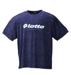 大きいサイズ メンズ lotto (ロット) エステル杢天竺半袖Tシャツ