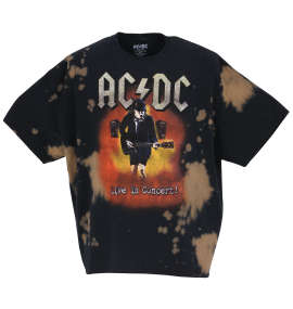 大きいサイズ メンズ AC/DC (エーシー・ディーシー) 半袖Tシャツ