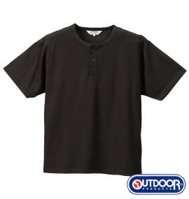 大きいサイズ メンズ OUTDOOR PRODUCTS (アウトドア プロダクツ) 半袖ヘンリーTシャツ