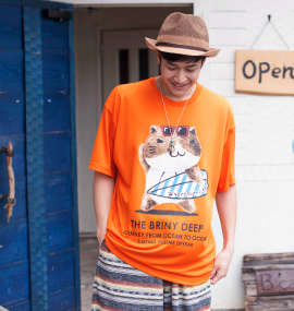 大きいサイズ メンズ NECOBUCHI-SAN (ネコブチサン) DRYメッシュ半袖Tシャツ