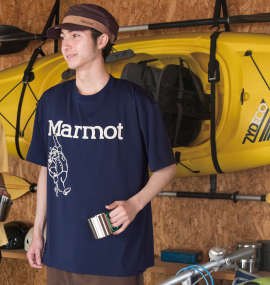 大きいサイズ メンズ Marmot (マーモット) マーヴィンマーモット半袖Tシャツ