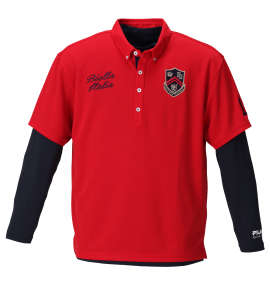大きいサイズ メンズ FILA GOLF (フィラゴルフ) 半袖シャツ+インナーセット