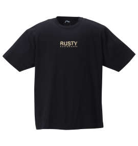 大きいサイズ メンズ RUSTY (ラスティ) RUSTY プリント半袖Tシャツ