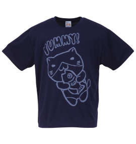 大きいサイズ メンズ NECOBUCHI-SAN (ネコブチサン) 半袖Tシャツ