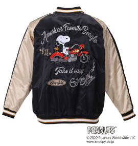 FLAGSTAFF×PEANUTS リバーシブルスカジャン