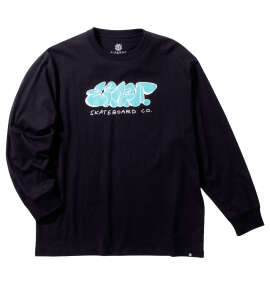 大きいサイズ メンズ ELEMENT (エレメント) ELEMENT TAG長袖Tシャツ