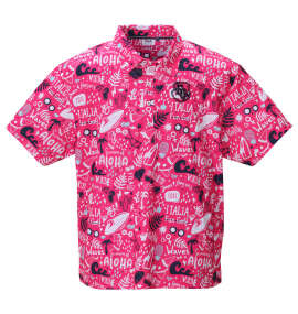 FILA GOLF&nbsp;コミックアロハ柄半袖ポロシャツ