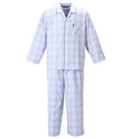 marie claire homme&nbsp;ツイルチェック長袖パジャマ