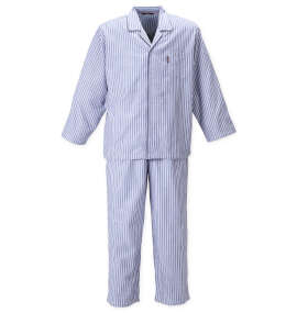 marie claire homme&nbsp;ツイルストライプ長袖パジャマ