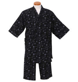 黒柴印和んこ堂&nbsp;ジャガード天竺甚平