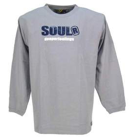 大きいサイズ メンズ SOUL (ソウルスポーツ) Tシャツ（リブ付）