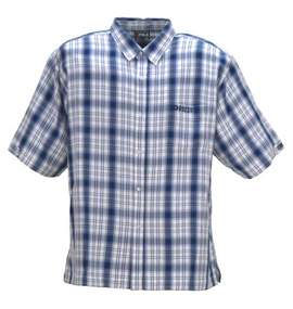 大きいサイズ メンズ SOUTHPOLE (サウスポール) チェックシャツ（半袖）