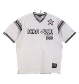 大きいサイズ メンズ SEAN JOHN  (ショーンジョン) 半袖ホッケーシャツ