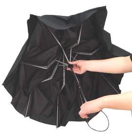大きいサイズ メンズ  ビッグサイズ折りたたみ式ダブルジャンプ傘
